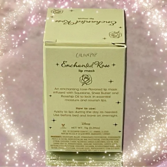 Colourpop Disney Beauty and The Beast Enchanted Rose Lip Mask BNIB - Picture 7 of 8